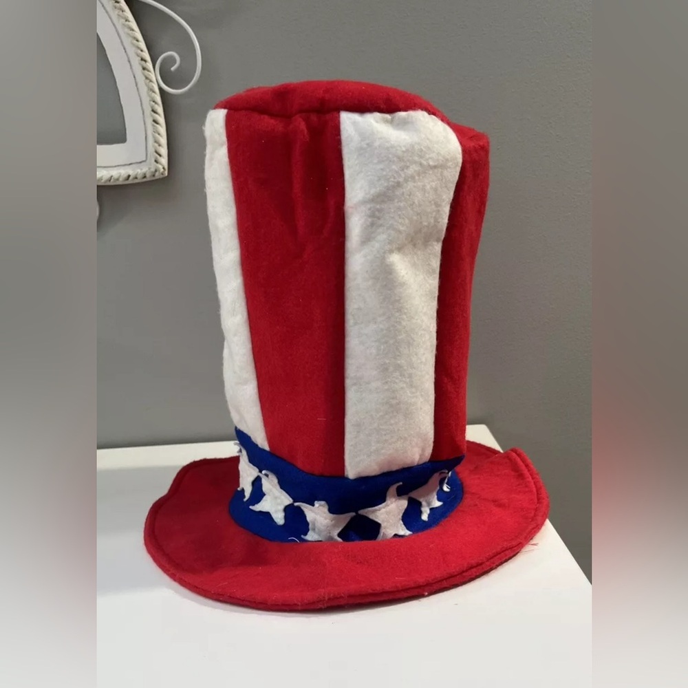 Patriotic Tall Hat 11” Fits Most